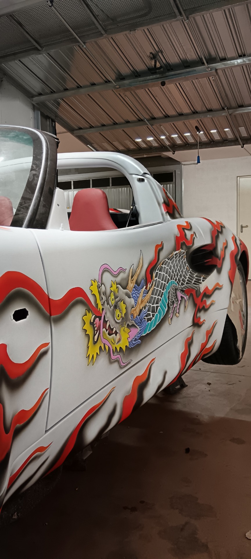 Lotus Elise customizzata con aerografo